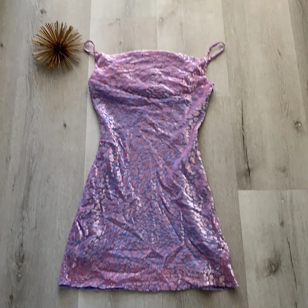 Nasty Gal collection 4 Mini Slip Dress neon mini slip dress party dress NWT - Picture 7 of 13